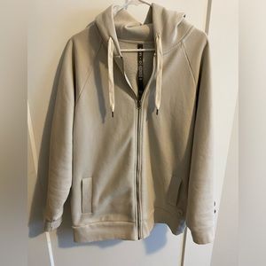 Vuori Women’s Restore Oversized Hoodie (Cream, Size Medium)